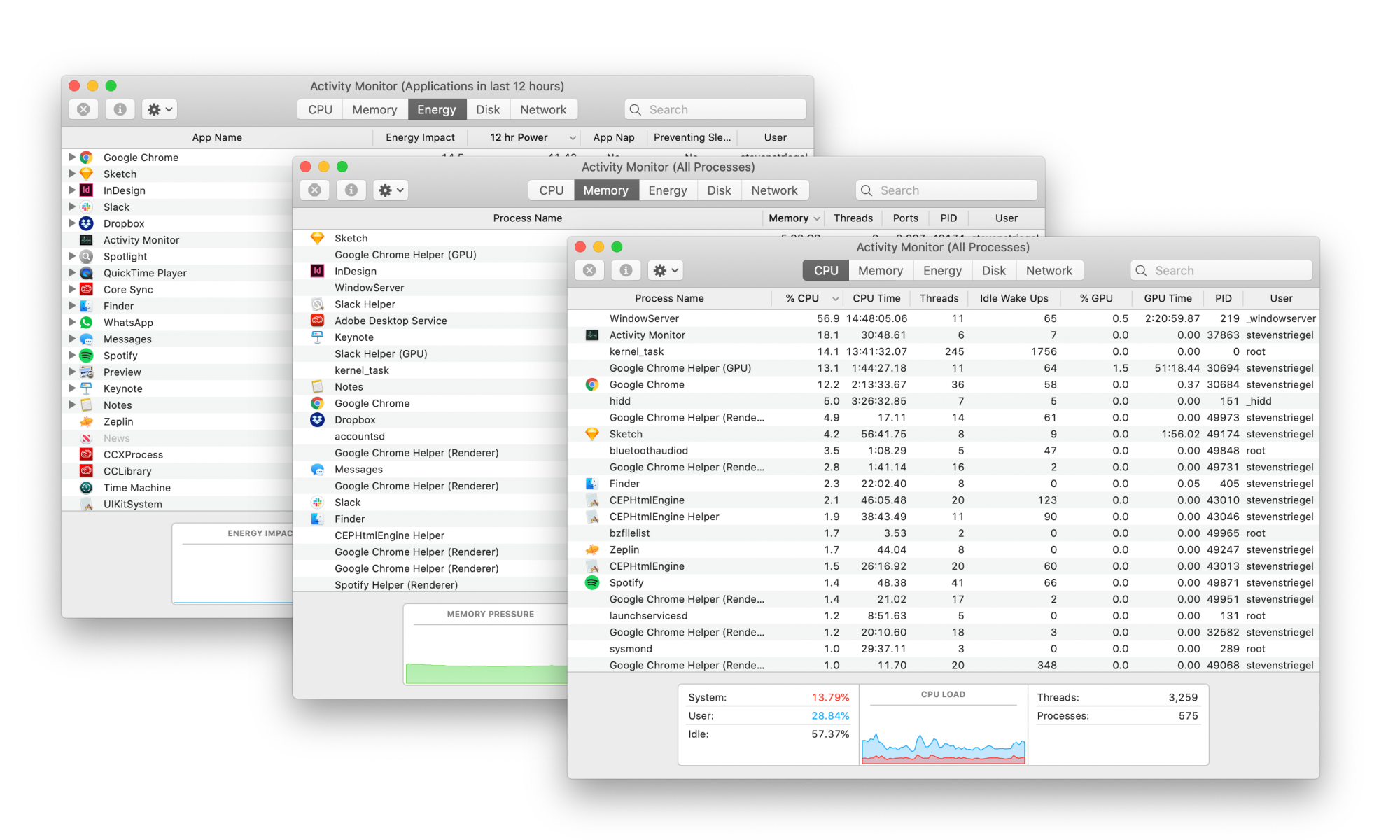 screenshot of the macOS Activity Monitor